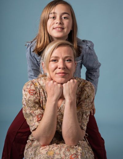 Mère et fille en studio à Signes dans le Var pour la fête des mères