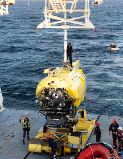 Le natilus, sous-marin de recherche et d'exploration de l'Ifremer
