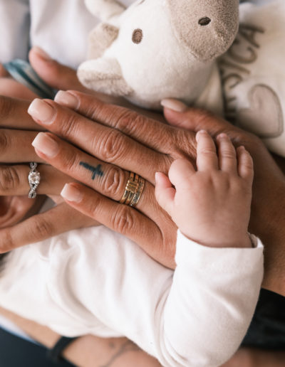 Portrait Séance bébé en studio à Signes photographe Var