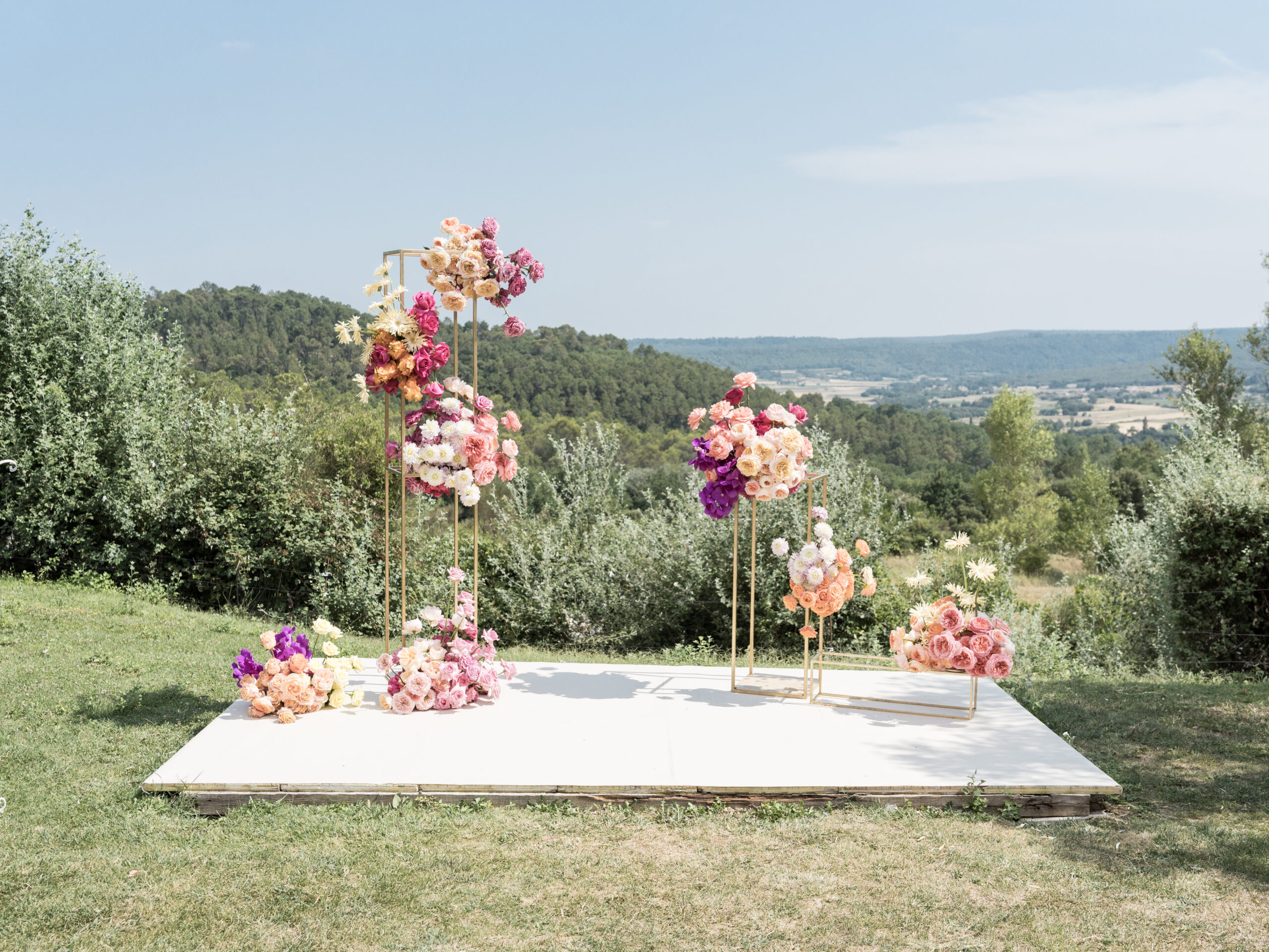 Domaine de Brés décoration florale mariage
